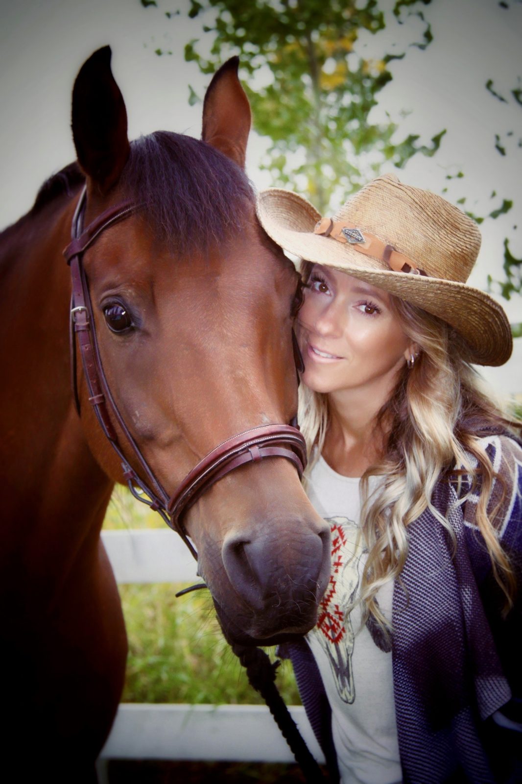 Alicia Hinger with her horse